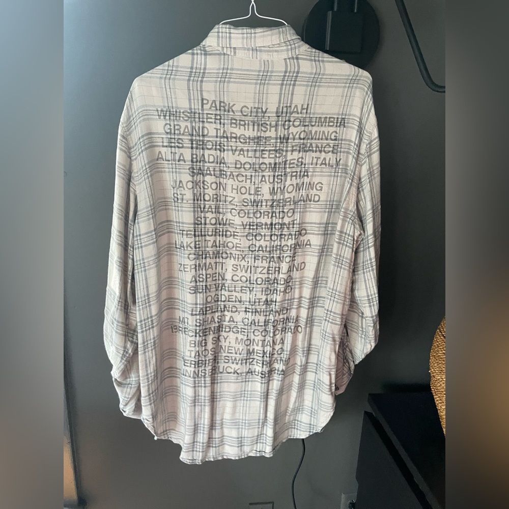 Sundry oversized button down
